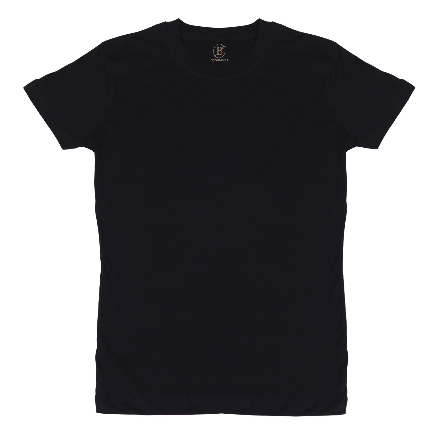 Relaxed Unisex Cotton Tee - Black