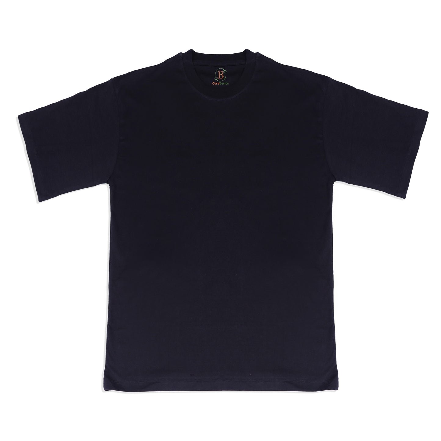 Oversized Cotton Tee - Black