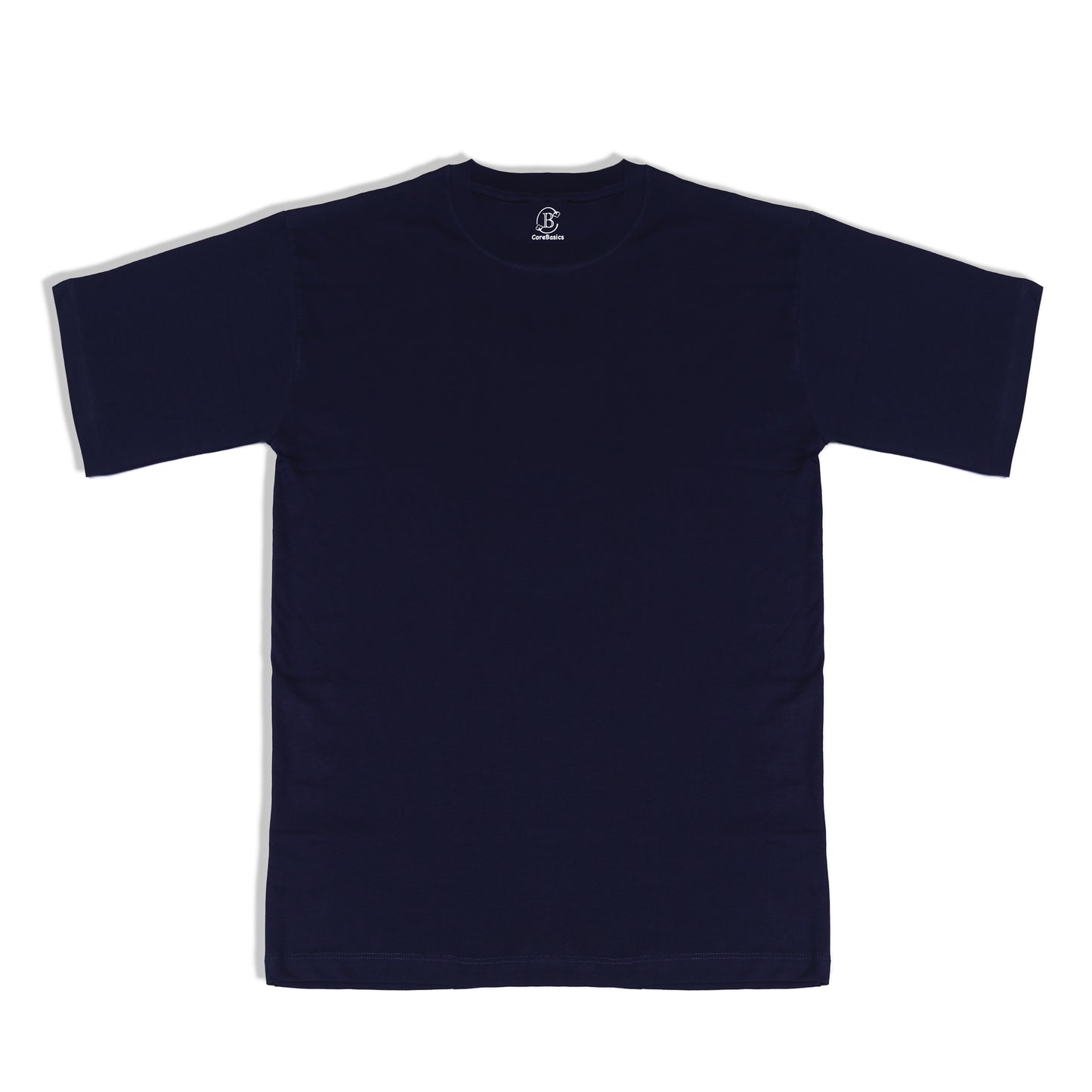 Oversized Cotton Tee - Dark Navy