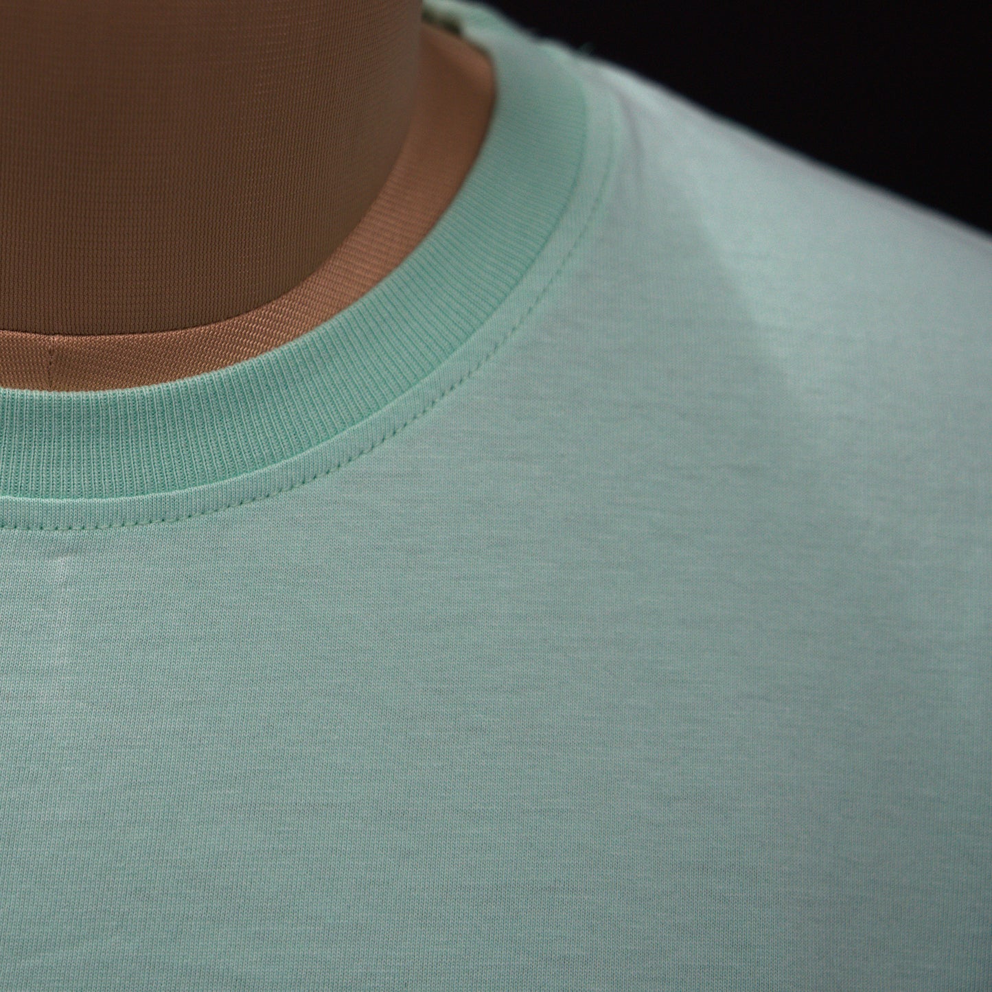 Relaxed Unisex Cotton Tee - Mint Green