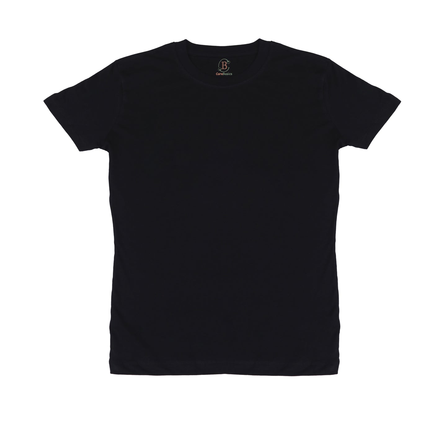 Women Cotton Tee - Black
