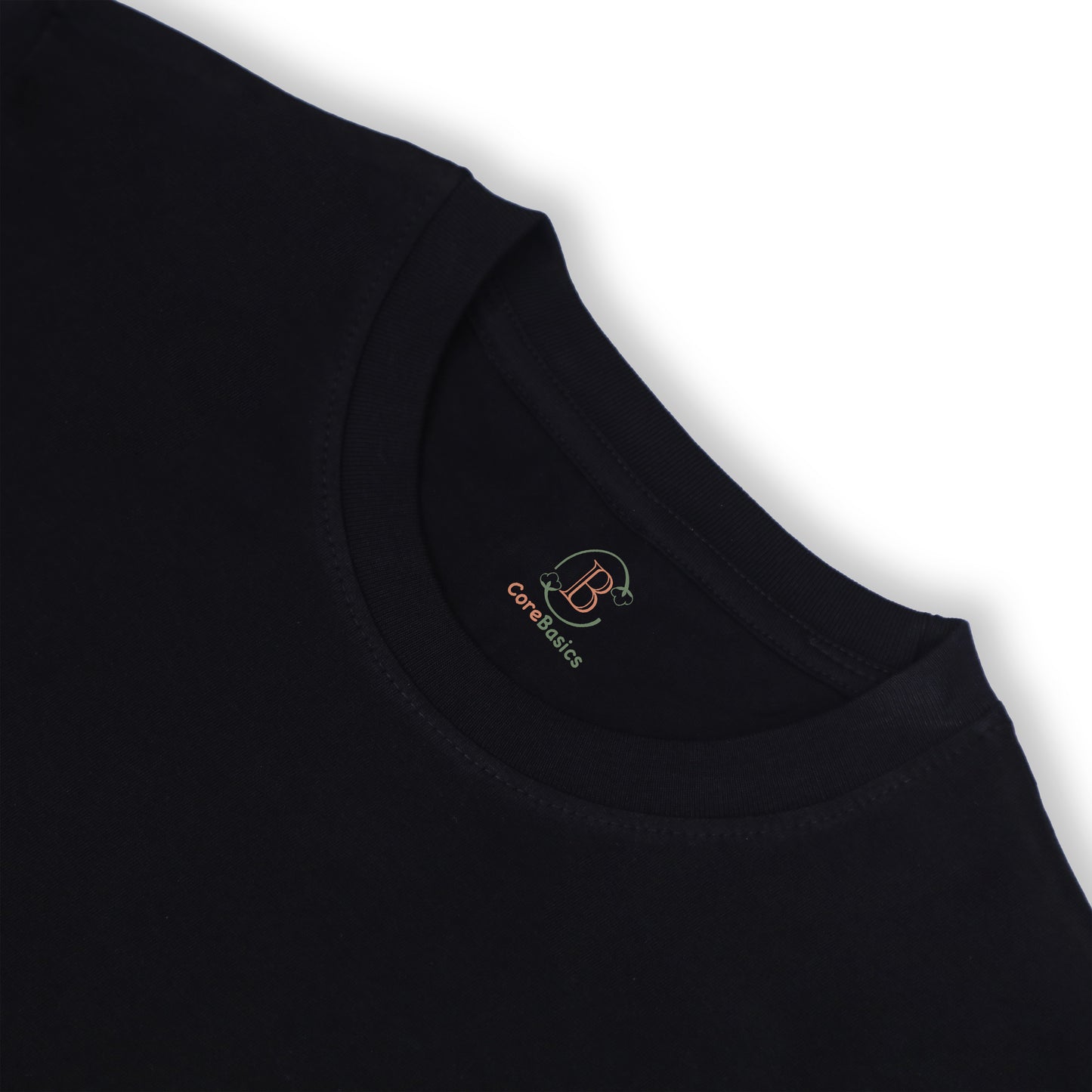 Women Cotton Tee - Black