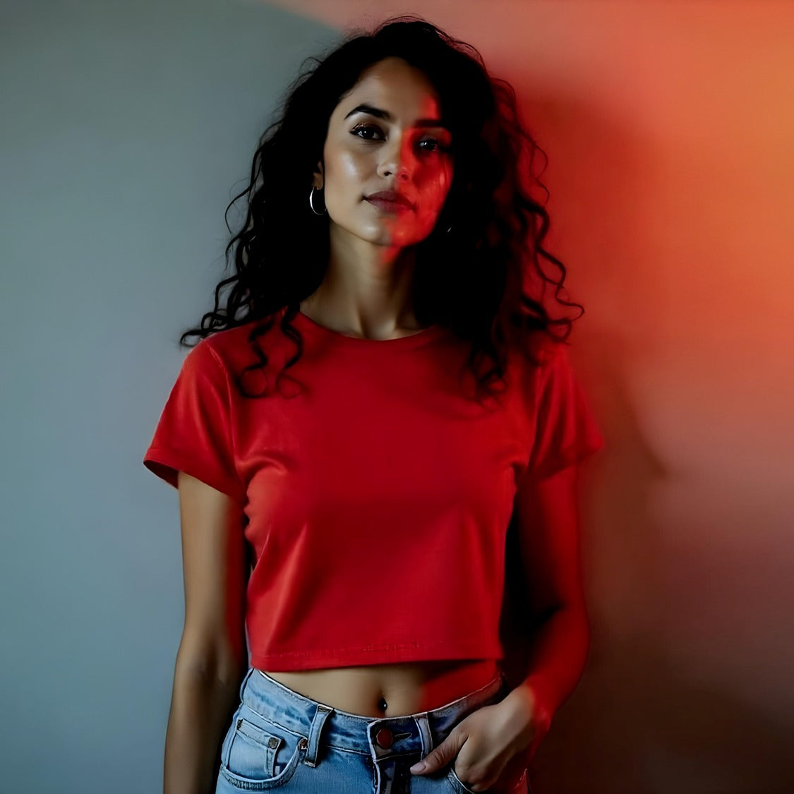 Crop Top - Red