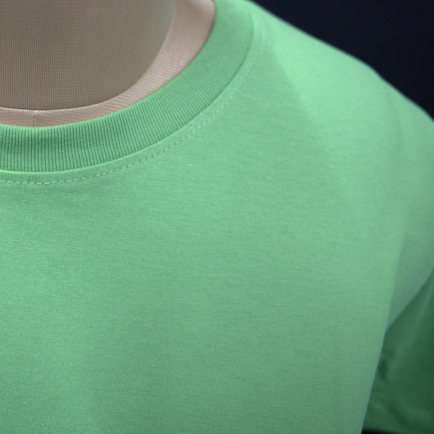 Relaxed Unisex Cotton Tee - Kiwi Green