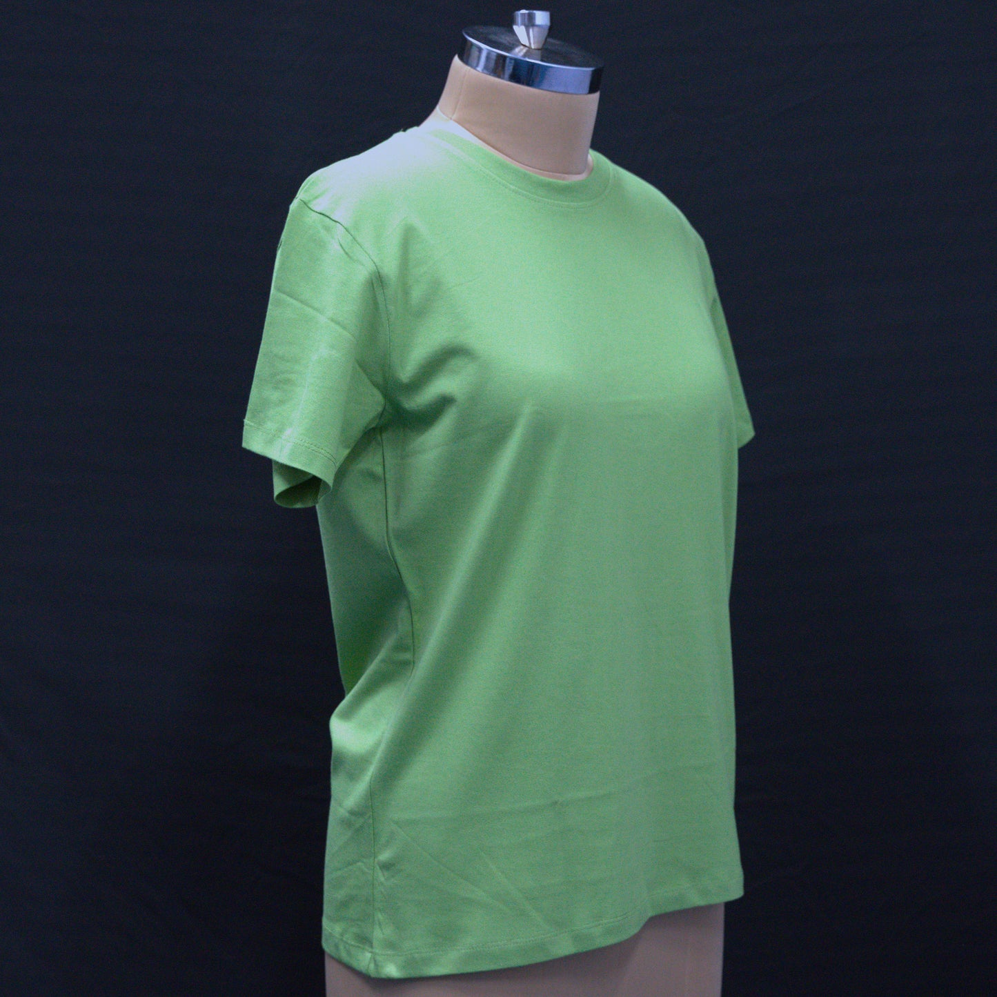 Relaxed Unisex Cotton Tee - Kiwi Green