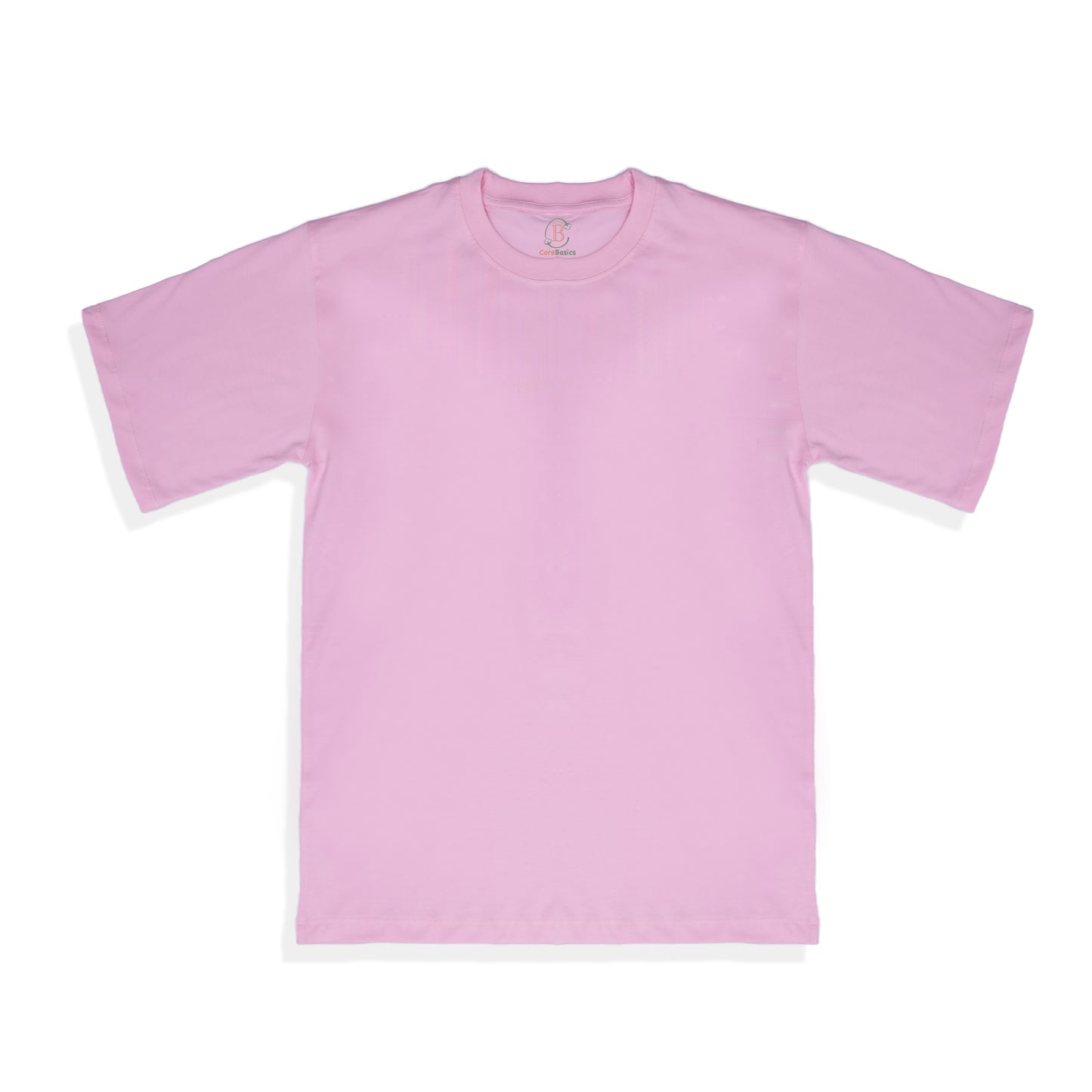 Oversized Cotton Tee - Soft Pink