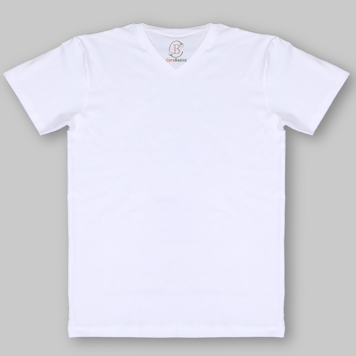 Relaxed V.Neck - White