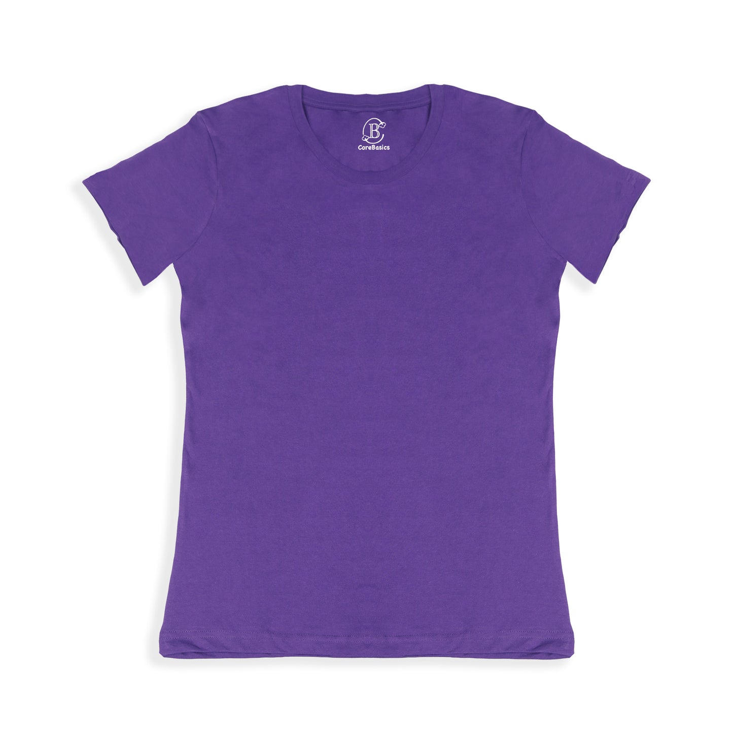 Women Cotton Tee - Purple