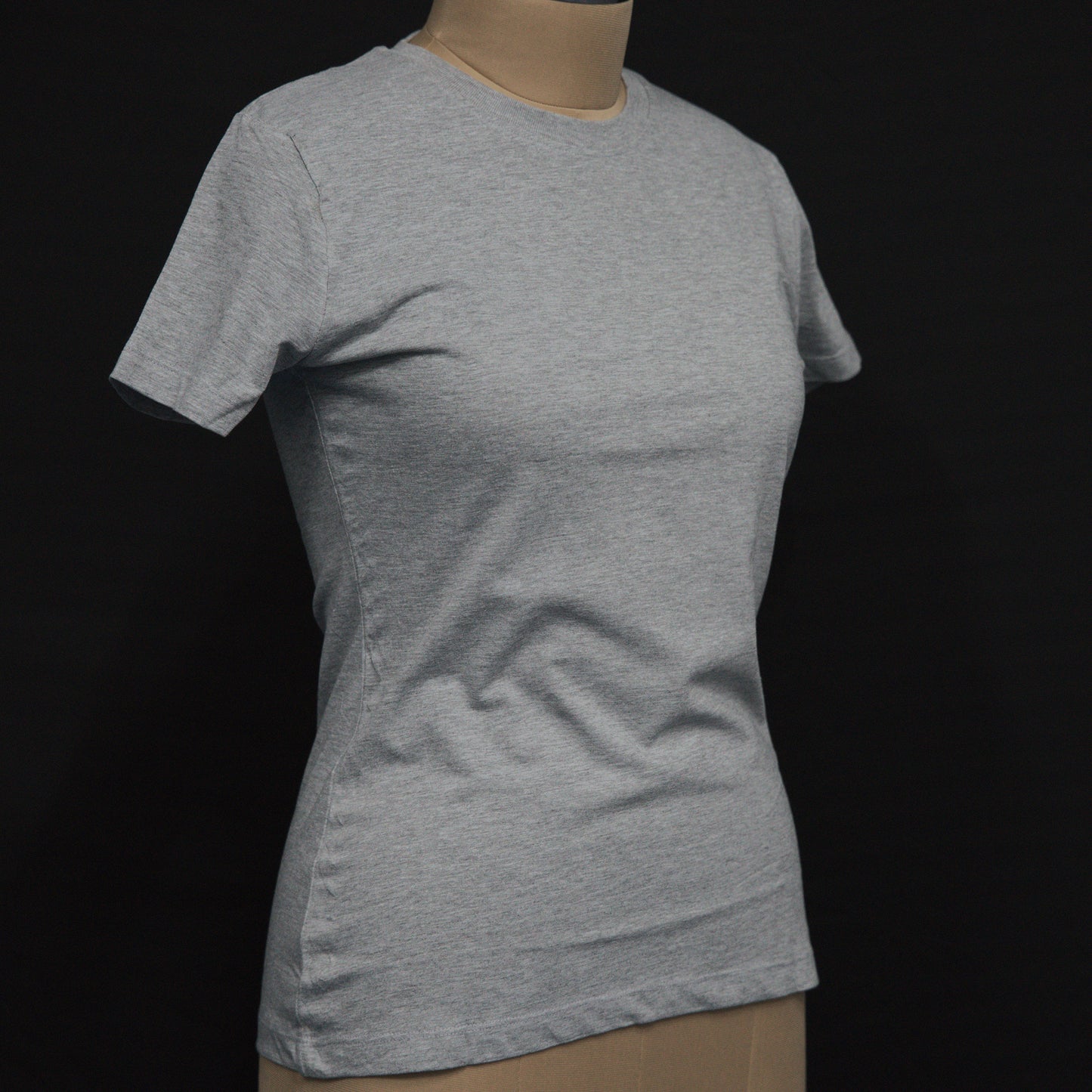Women Cotton Tee - Grey Heather