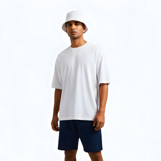 Cotton shorts - Navy Blue