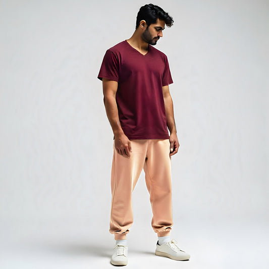 Cotton Joggers - Cafe