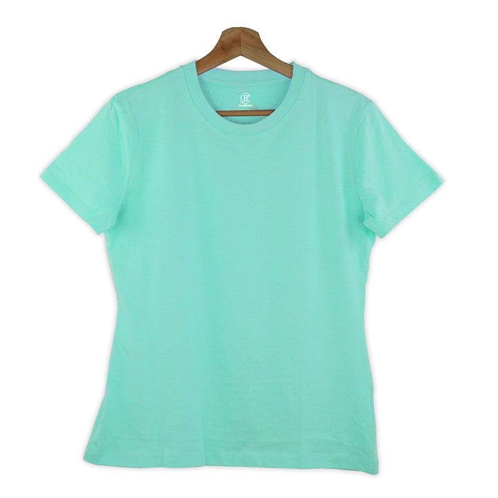 Women Cotton Tee - Mint